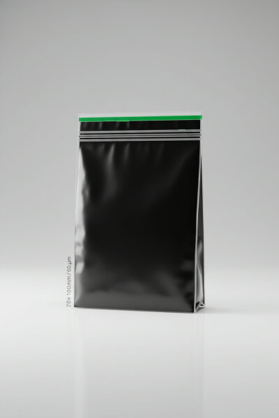 Druckverschlussbeutel /Tütchen, 60 µm, 70x100 VE100,GREEN LINE VE 100
