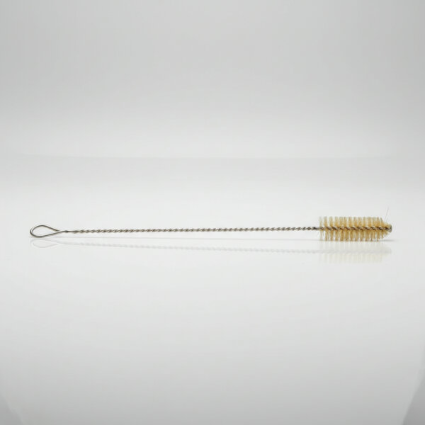 Chillumbürste / Pipettenbürste,lang, vorne Borsten, 50cm(3.3)  Pfeifenreiniger