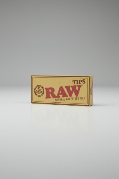 RAW Natural Unrefined Tips TheRAWLBOOK, hochformat. Buchmit 480 eingestanzten Tips