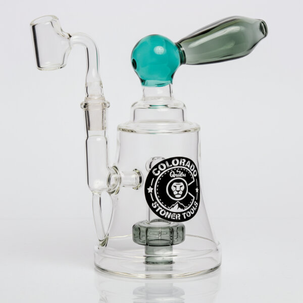 Glass Oil Rig Boulder 8" 20.3cm Colorado Stoner Tools