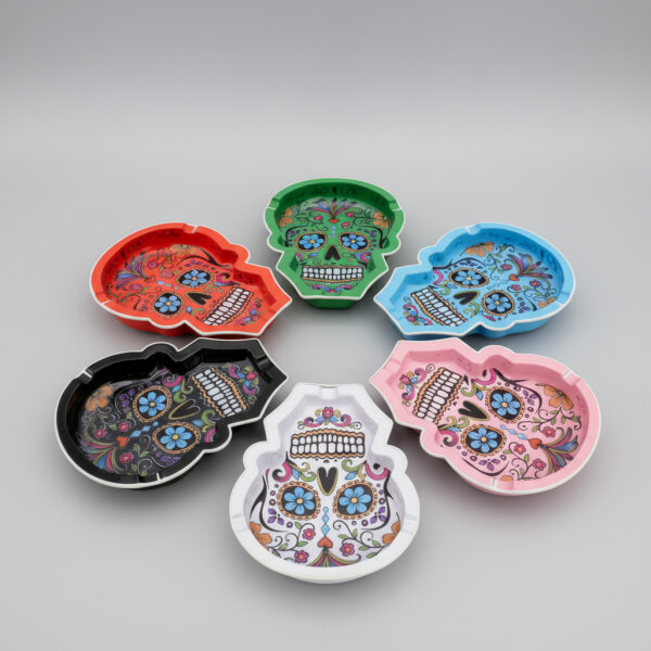 Atomic "La Catrina " Aschenbecher Bunt Kunststoff