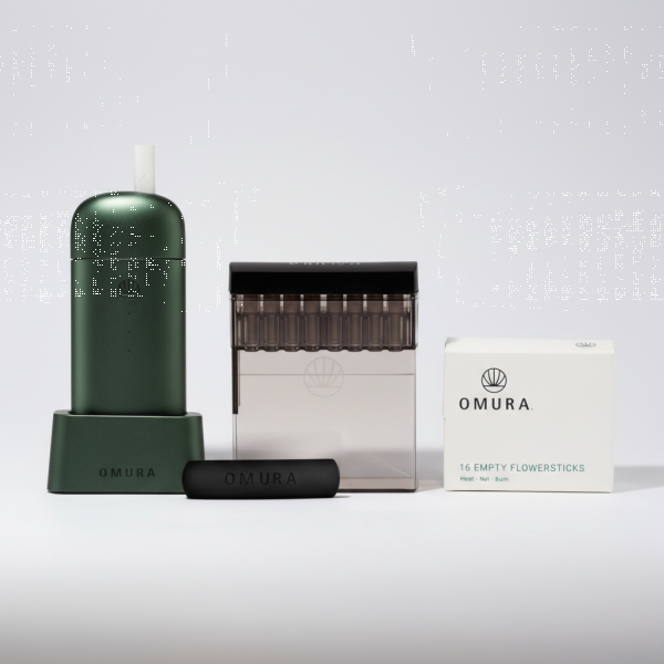 OMURA COMPLETE SET "Series X1" Vaporizer Grün (Jade), aus Metall