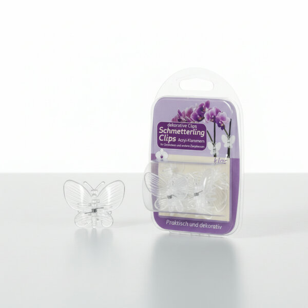 Schmetterlingsklammern zur Pflanzenbefestigung 6 Stück