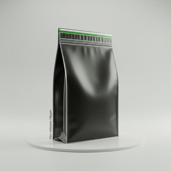 Druckverschlussbeutel /Tütchen, 90 µm, 80x60 VE100,GREEN LINE VE 100