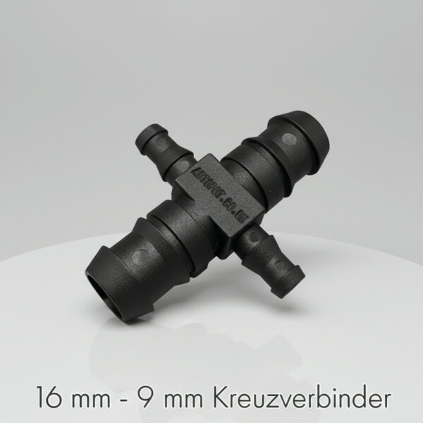Autopot Verbindungsstück 16-9mm Kreuzverbinder