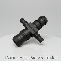 Autopot Verbindungsstück 16-9mm Kreuzverbinder