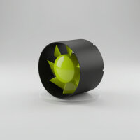 Lüfter 100mm Inline Axiallüfter 15 Watt 106...