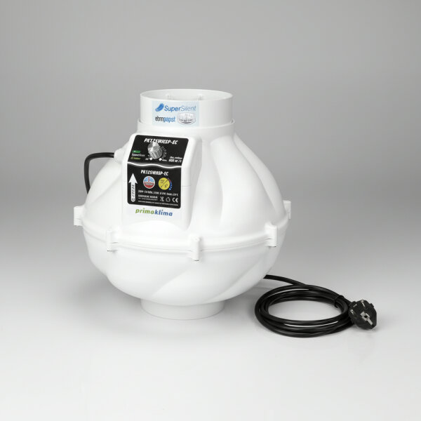 Prima Klima PK125WHSP-EC 800m³h, Ø125mm 0-100%