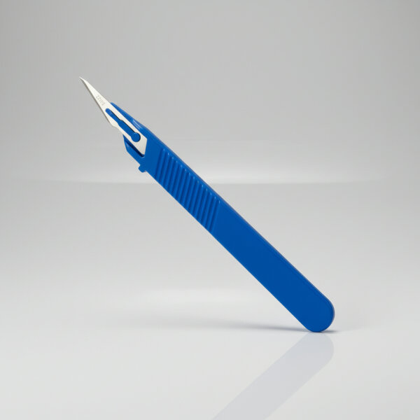 Skalpell Einweg mit runder Klinge