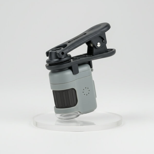 Mikroskop Carson MM-380 "MicroMini" mit Smartphone Clip