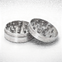 Edelstahl Mühle / Grinder, 2teilig, ø 50mm,...