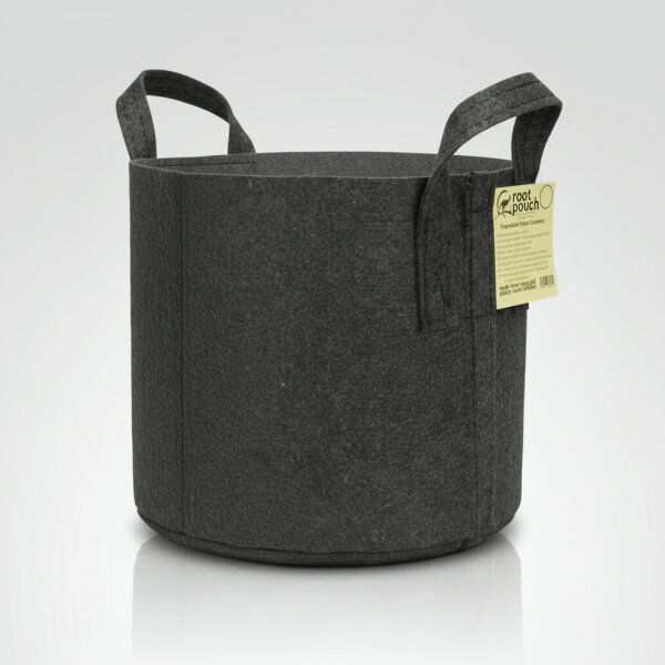 Root Pouch Stofftopf Schwarz 78L
