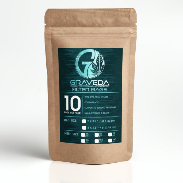 Graveda Rosin Bag  51x114 10 pcs. 160 µ