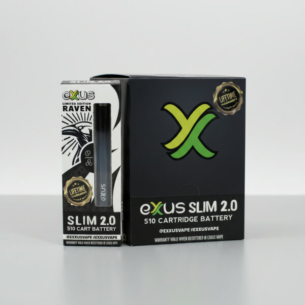 Exxus Vape Slim 2.0 Cartridge Vaporizer Raven