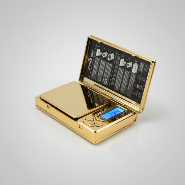 On Balance - The Shine Chrom Gold Waage