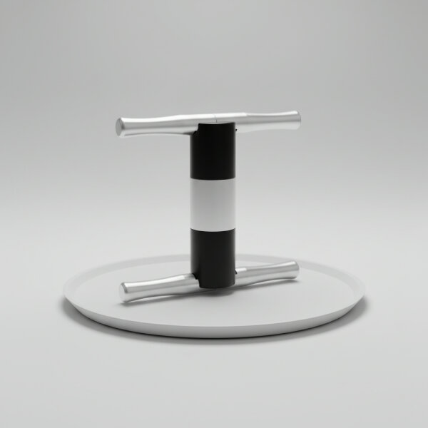 Pollenpresse 75mm hoch O22mm, mit drehgriff