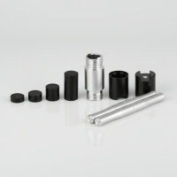 Pollenpresse 75mm hoch O22mm, mit drehgriff