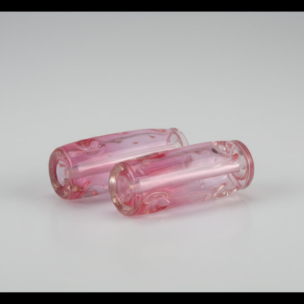 Glaspfeife "Iniesta Gold Fumed 4", 80mm Rosa