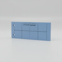 IVOG Blautafeln 5cm x 12.5cm 20x im Block