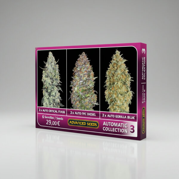 Advanced Seeds Automatic Collection 3 2x Auto Critical Mass 2x Auto Nyc Diesel  2x Auto Gorilla Blue