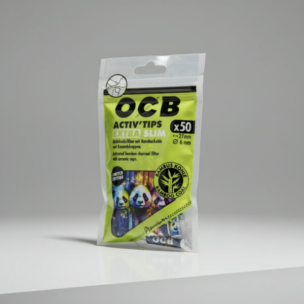 OCB Activ Aktivkohle Filter 6 mm bamboo