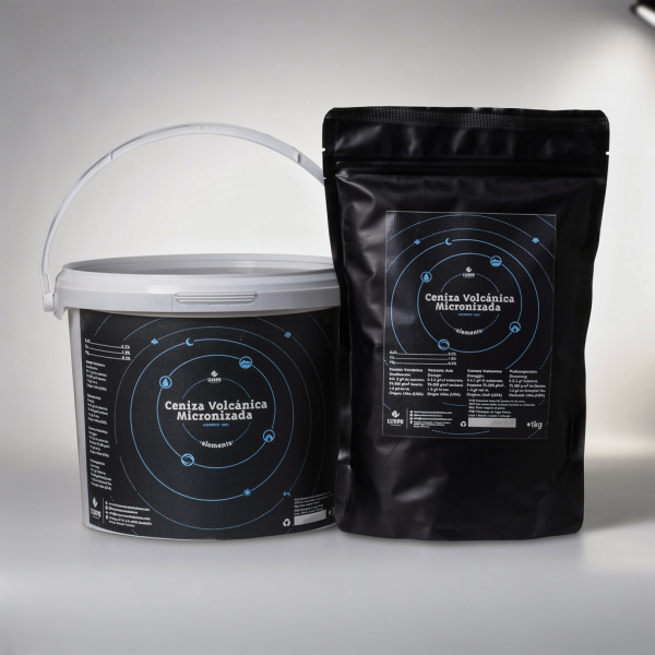LURPE Ceniza Volcánica Micronizada Vulkan Asche 1 Kg