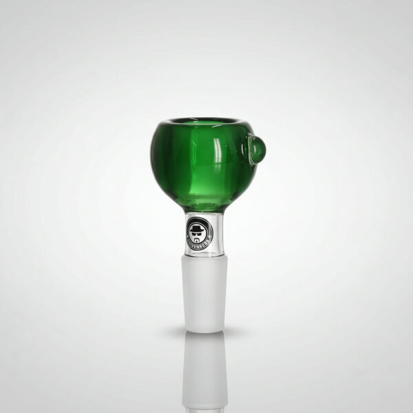 Heisenberg Gemstone Bowl 14,5 mm – Grüner Glaskopf mit Stil