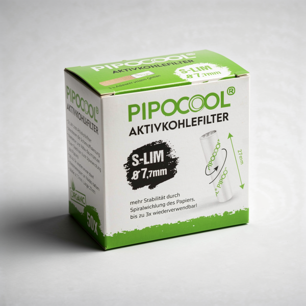 PipoCool Aktivkohlefilter Slim 50er