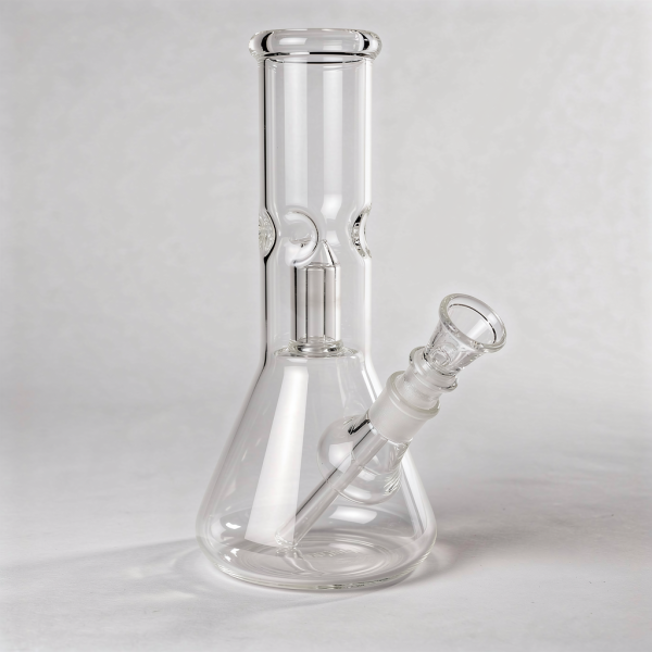 Glas Kolbenbong Mini ICE Percolator klar, ca. 24cm