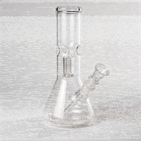 Glas Kolbenbong Mini ICE Percolator klar, ca. 24cm