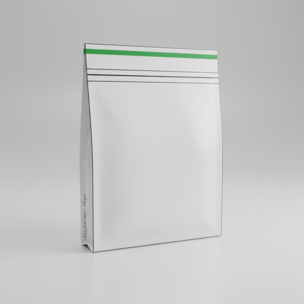 Druckverschlussbeutel/Tütchen, 90µm, 230x320mm, GREEN LINE, *VE100*