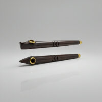 Holz/Metall Pfeife 4 Notches L 150mm