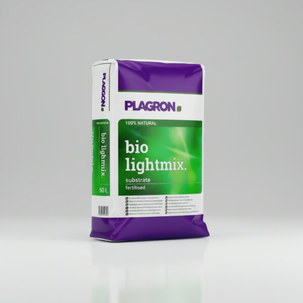 Plagron Bio Lightmix 50 L –Vorgedüngte Bio Erde mit Perlit