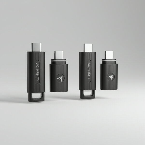 AC Infinity UIS 1-zu-1 kabelloser Transmitter und Empfänger, 2er-Pack