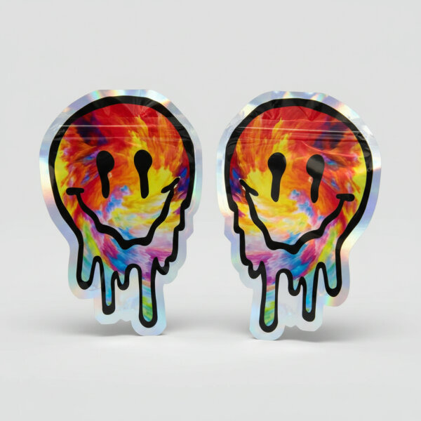 Mylar Bag Geruchsdicht Smiley Liquid 10 Stück