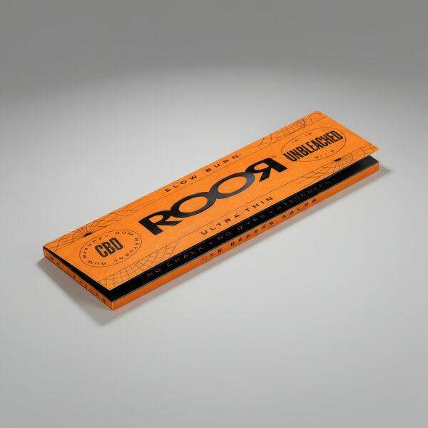 Roor CBD infused Slow Burn Ultra Thin 32 Blättchen Orange
