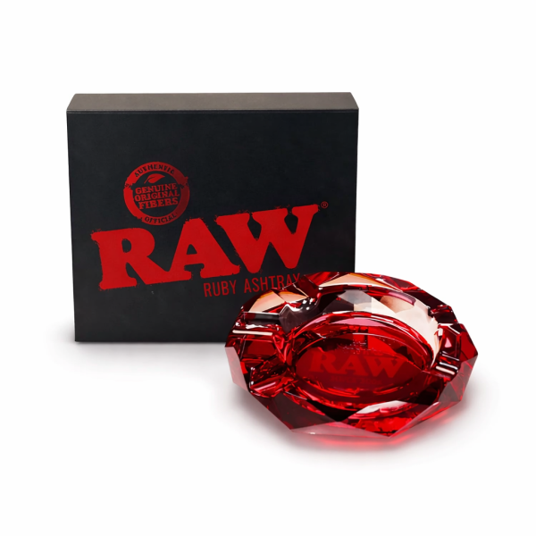 RAW Kristallglas Aschenbecher | Ruby