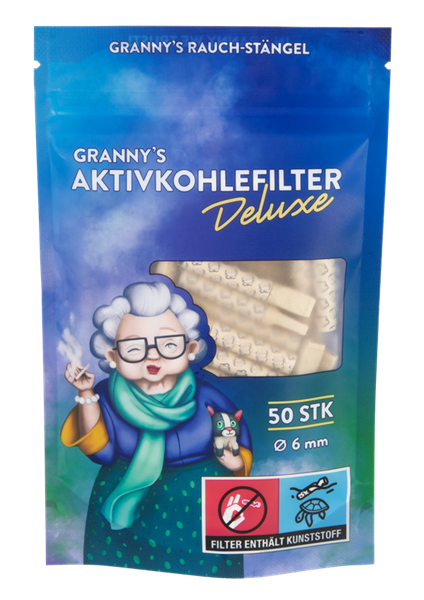 GRANNYS Weed Deluxe Aktivkohlefilter ø 6mm, 50er Packg