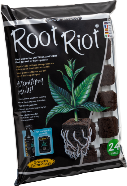 Growth Technology Root Riot refill bag 24 stück tray